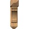 Ekena Millwork Olympic Arts and Crafts Smooth Bracket w/ Offset Brace, Western Red Cedar, 7 1/2"W x 28"D x 28"H BKT0806X28X28OLY03SWR - alternate 3